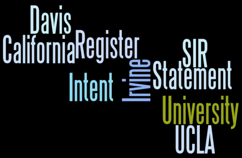 UC SIR Statement Of Intent To Regsiter